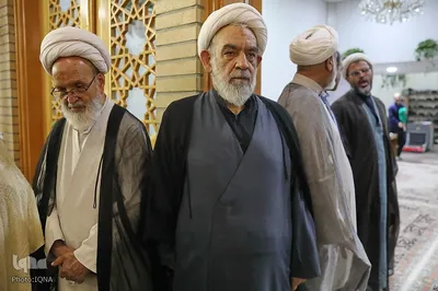 مجلس ترحیم آیت الله فیاض و گرامیداشت شهدای جنگ ۱۲ روزه در حرم بانوی کرامت