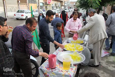 آذین بندی و جشن نیمه شعبان در کاشمر