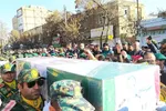 تشییع باشکوه شهید مدافع امنیت در ملایر‎