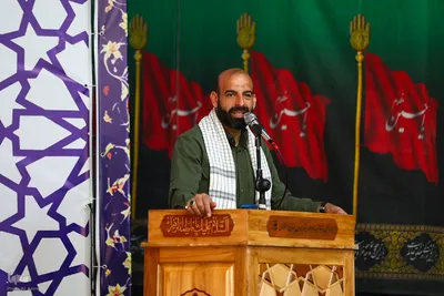 مراسم بزرگداشت شهید خرازی در گلستان شهدای اصفهان