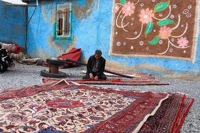 قالیشویی‌ در آستانه عید نوروز/عکاس:پریسا بهزادی