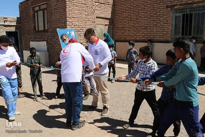 خدمت جهادی کاروان نذر آب ـ خراسان‌جنوبی