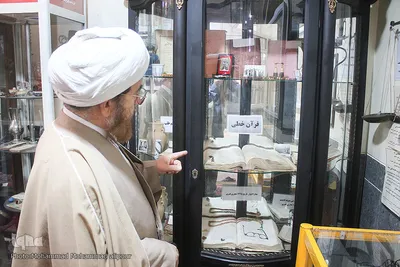 آثار علمای اهواز در موزه مدرسه علمیه آیت‌الله العظمی شیخ انصاری