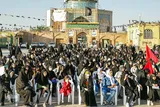 اجتماع پر شور دختران نوجوان در گلزار شهدای قزوین‎‎