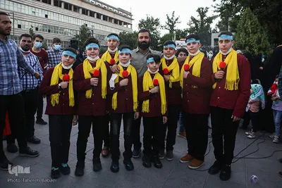جشن خیابانی دهه کرامت در تهران