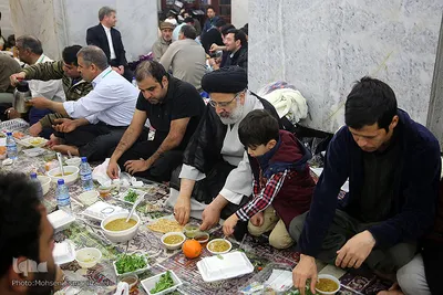 آیین معنوی اعتکاف در حرم مطهر رضوی