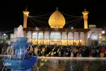 مراسم تحویل سال نو در حرم مطهر شاهچراغ (ع) شیراز‎