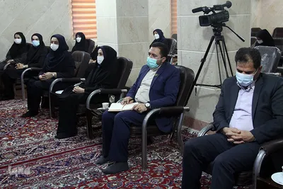 دیدار جهادگران جهاددانشگاهی سمنان باحجت الاسلام و المسلمین مرتضی مطیعی، نماینده ولی فقیه در استان سمنان