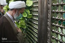 تجدید میثاق جامعه دانشگاهی با آرمانهای معمار کبیر انقلاب اسلامی در حرم مطهر امام خمینی(ره)