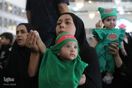 مراسم «شیرخوارگان عاشورایی» در قم