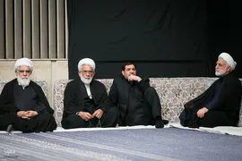 مراسم عزاداری شب تاسوعا در حسینیه امام خمینی(ره)