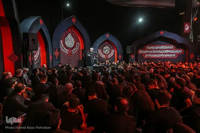 حسینیه ایران؛ پنجمین شب عزاداری در هیئت آیین حسینی