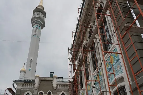 Реставрация исторической мечети в Самаркант