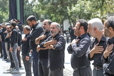 دسته عزاداری روز عاشورا در همدان‎
