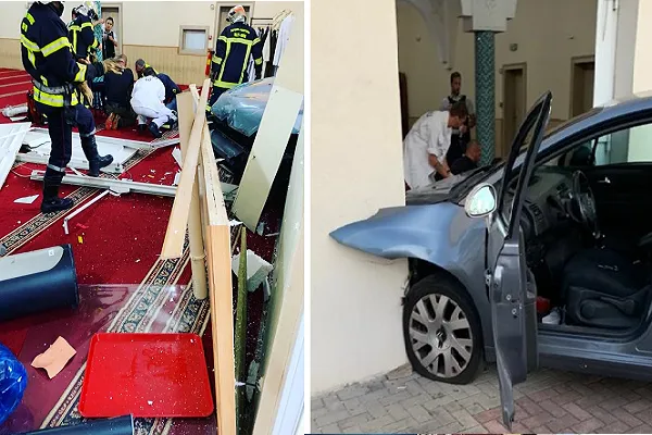 حمله یک خودرو به مسجدی در شرق فرانسه 
 