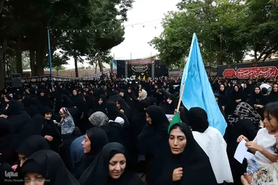 همایش زینبیون و کفن پوشان در محکومیت جنایات آمریکا و اسرائیل