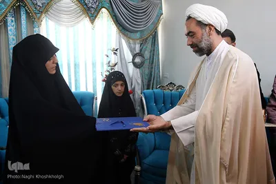 دیدار نمایندگان جامعه قرآنی با خانواده شهید مدافع حرم «مرتضی کریمی»