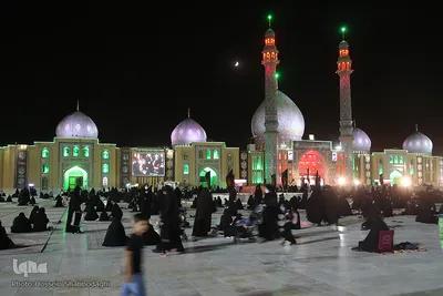 عزاداری شب پنجم محرم در مسجد جمکران
