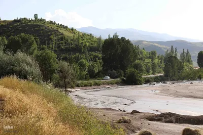 خسارت سیل در روستای افیل شهرستان اهر