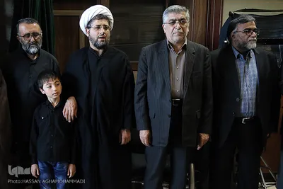 مراسم یادبود دو جهادگر شهید حادثه تروریستی مجلس