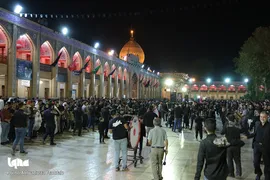 مراسم سوگواری حسینی در حرم حضرت شاهچراغ(ع)