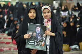 عزاداری مردم اهواز در سوگ شهادت آیت‌الله رئیسی و همراهانشان