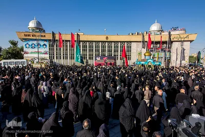 استقبال از پرچم حرم امام حسین(ع) در همدان
