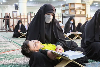 مراسم جز خوانی در حرم حضرت عبدالعظیم حسنی