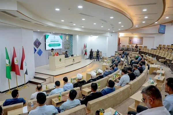 ختام المسابقة الثانية للتلاوة والتفسير في النجف/ محفل قرآنی على أرواح شهداء العراق في المثنى