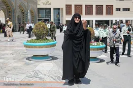 تشییع پیکر شهدای مرزبان در مشهد