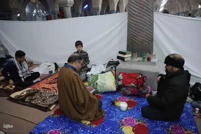 مراسم معنوی اعتکاف در تبریز