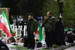 تحویل سال ۱۴۰۵ در گلستان شهدای اصفهان
