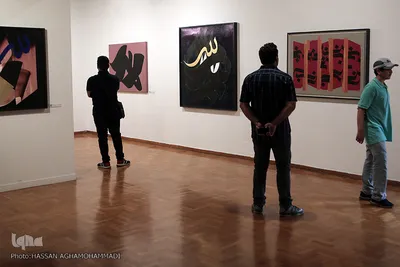 نمایشگاه خط نگاره بهمن پناهی در فرهنگسرای نیاوران