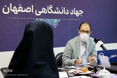 نشست خبری مهدی ژیانپور، رییس جهاددانشگاهی واحد اصفهان