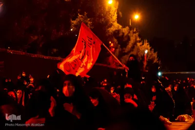 مراسم شب عاشورای حسینی (ع) در دانشگاه آزاد کرج