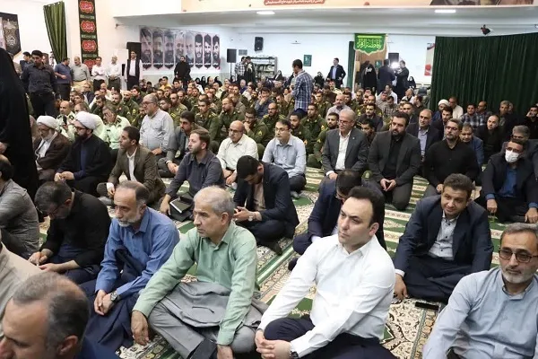 آیین گرامیداشت هفته دولت استان مازندران در مسجد امام رضا (ع) بوستان ولایت ساری