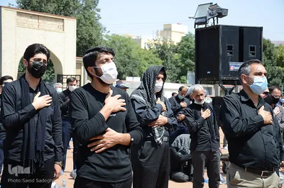 عزاداری بزرگ مردم تبریز در روز عاشورا‎‎