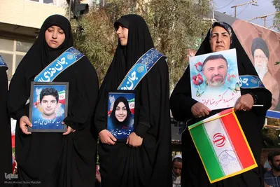 خروش «جان‌فدایان ایران امام رضایی» در شیراز