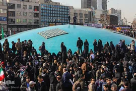 مراسم تشیع پیکر شهید سپهبد حاج قاسم سلیمانی در دانشگاه تهران