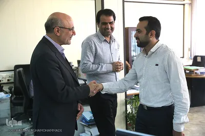بازدید سید شهاب الدین چاووشی، معاون سیاسی استاندار تهران از ایکنا