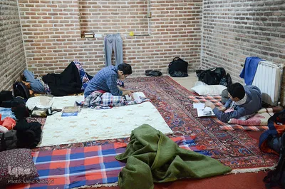 مراسم اعتکاف در مسجد جامع تبریز