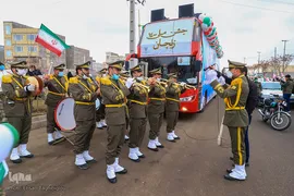 راهپیمایی خودرویی در زنجان