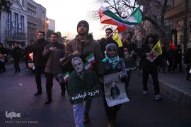 مراسم تشیع پیکر شهید سپهبد حاج قاسم سلیمانی در دانشگاه تهران