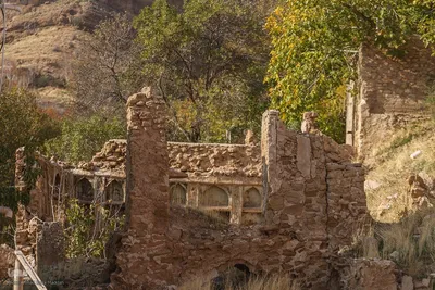 طبیعت پاییزی روستای قلات شیراز