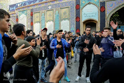 مراسم عزاداری ظهر اربعین در آستان حضرت عبدالعظیم(ع)