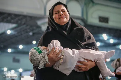 همایش شیرخوارگان حسینی در مصلی شهر ری
