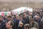 تشییع پیکر شهدای بازگیر در خرم‌آباد