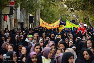 راهپیمایی یوم‌الله ۱۳ آبان – محلات/عکاس:محمد رجبی