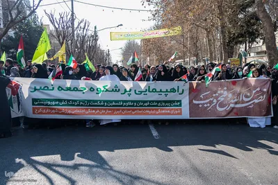 راهپیمایی جمعه نصر در کرج