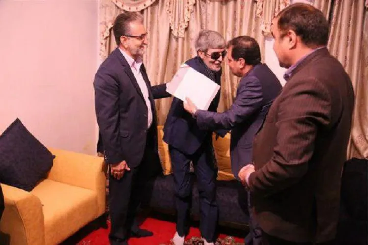 دیدار استاندار کهگیلویه و بویراحمد با جانباز 70 درصد